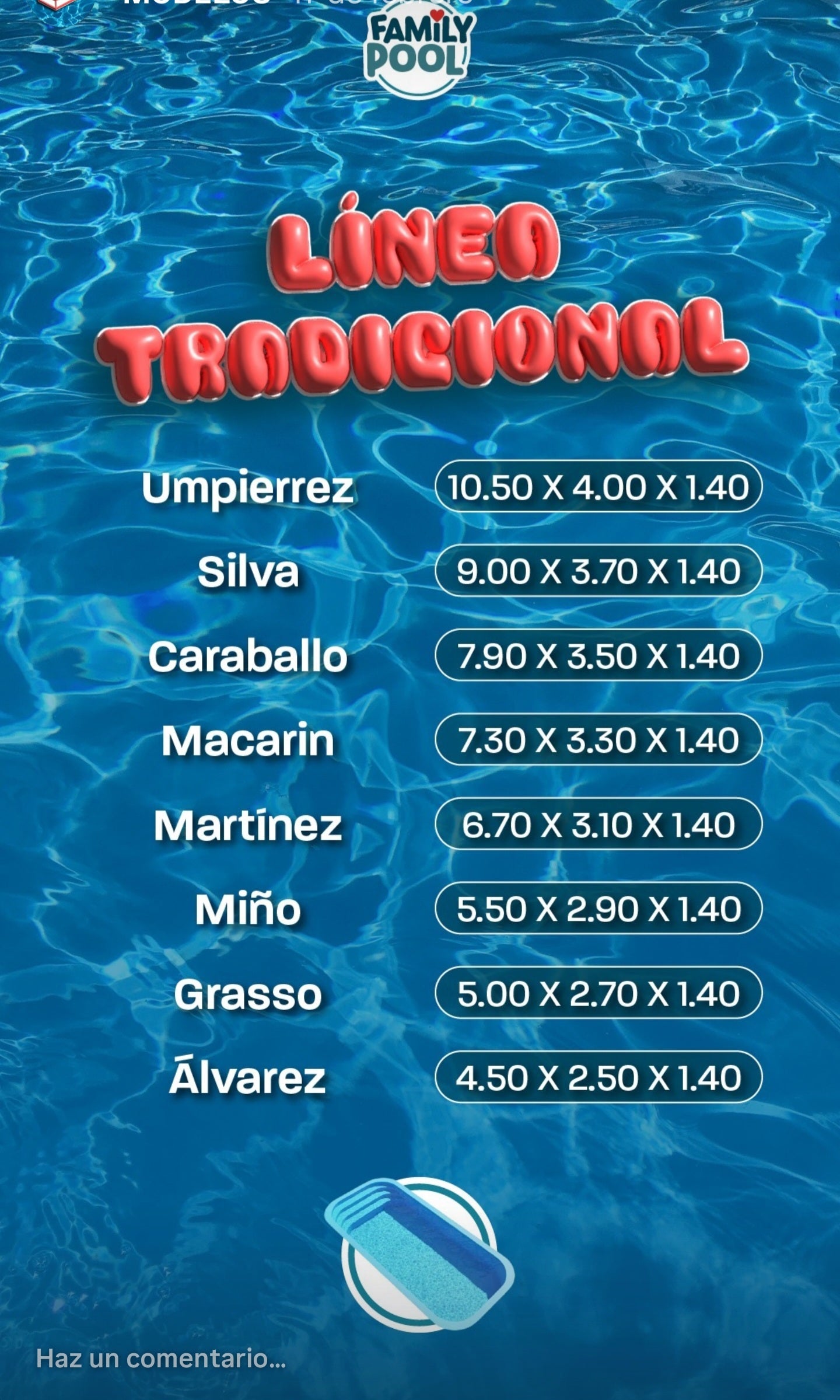 Piscinas LÍNEA TRADICIONAL
