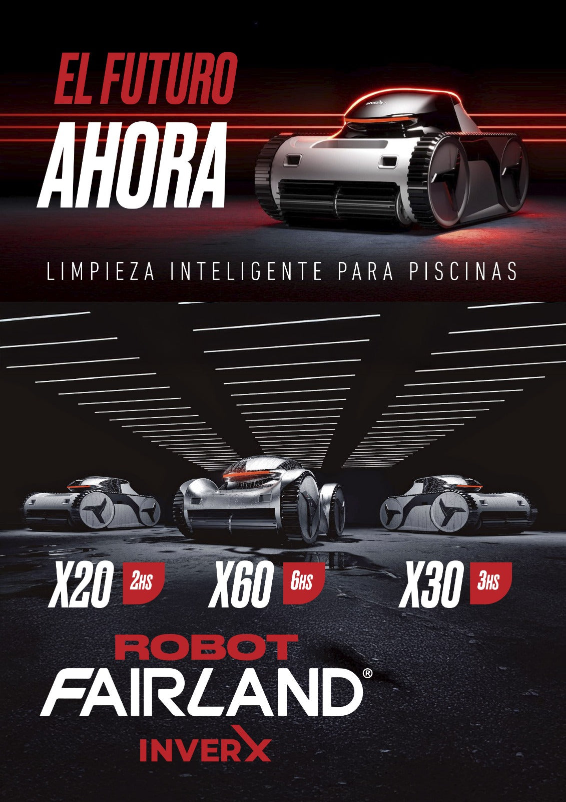 Robot limpiafondos FAIRLAND x60