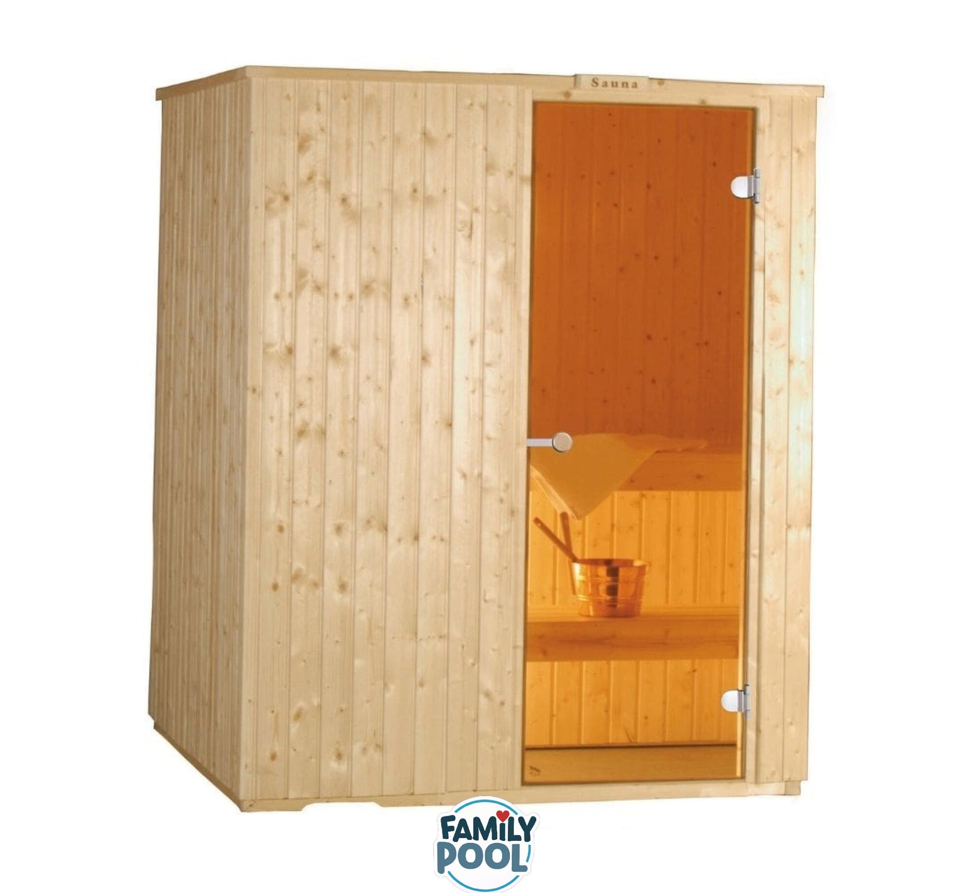 SAUNA SECO COMPLETO 1,53 x 1,53 x 1,97