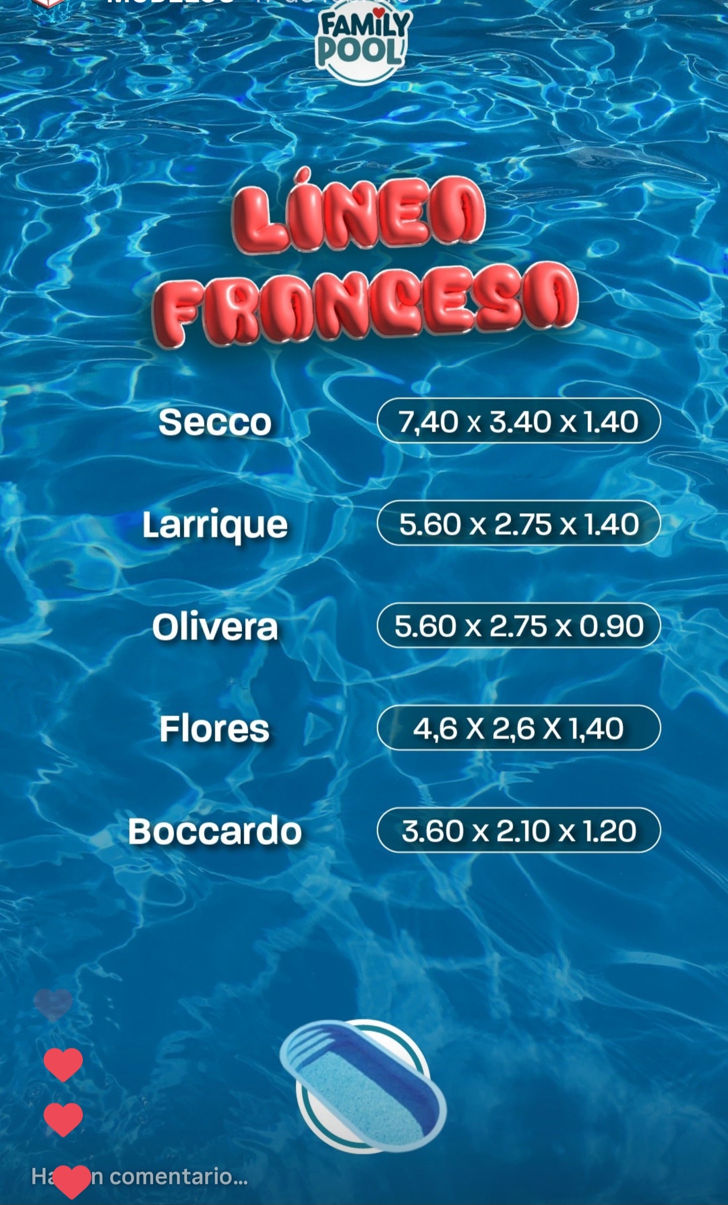 Piscinas LÍNEA FRANCESA