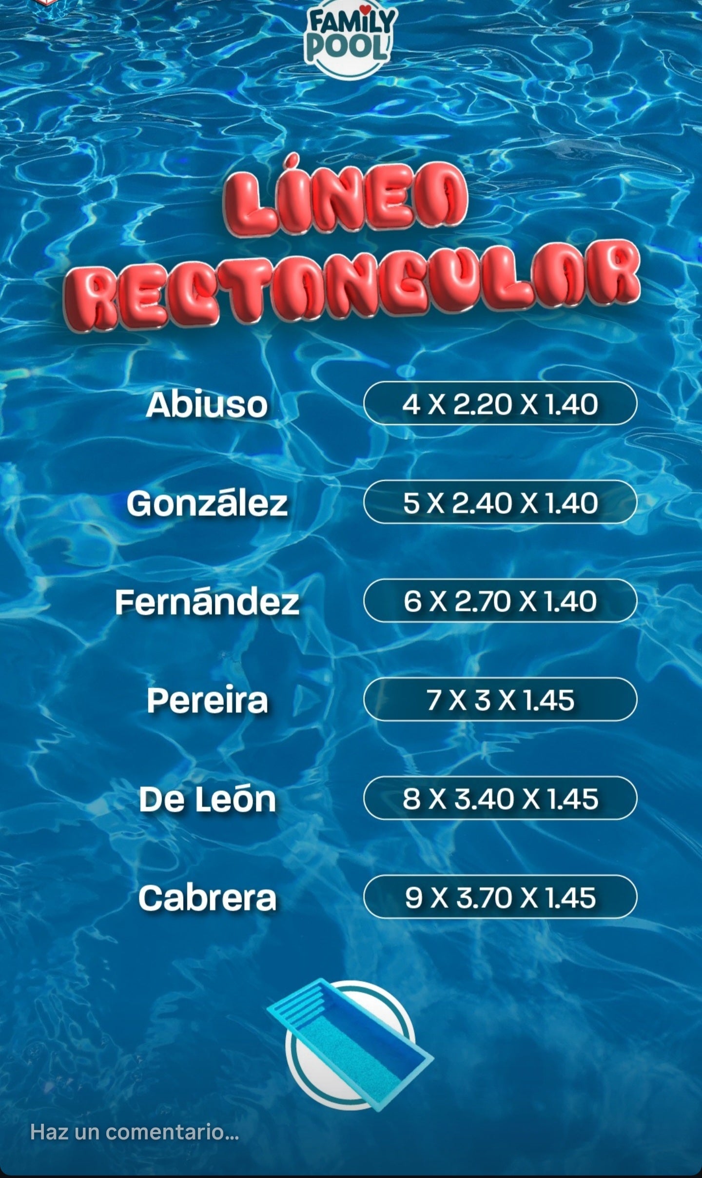 Piscinas LÍNEA RECTANGULAR